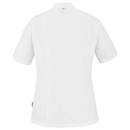 Veste de cuisine femme manches courtes Platine