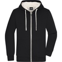 Veste sweat à capuche doublée sherpa – Daiber JN 1320