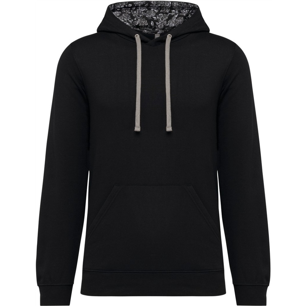 Sweat à capuche contrastée unisexe – Kariban K4013