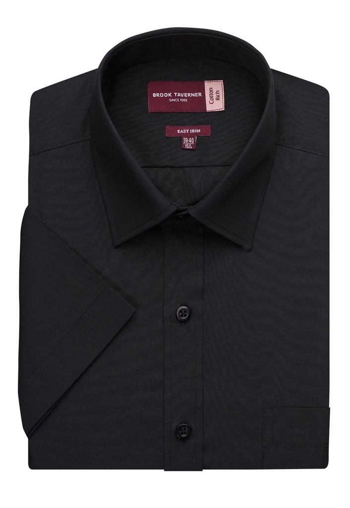 Chemise Rosello popeline manches courtes Brook Taverner 7541