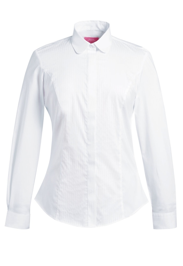 Chemisier Franca col rond à plastron Brook Taverner 2251