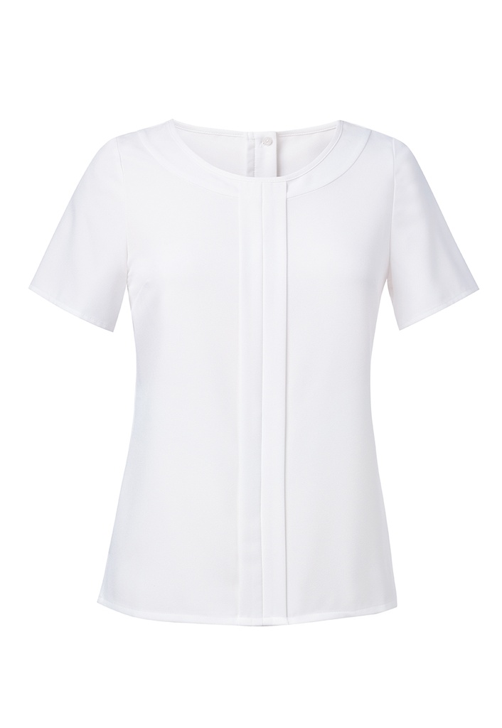 Blouse Felina crêpe de Chine manches courtes Brook Taverner 2265