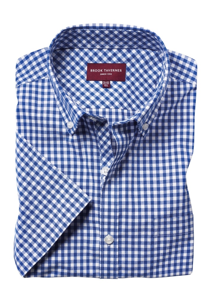 Chemise Portland vichy manches courtes Brook Taverner 7885