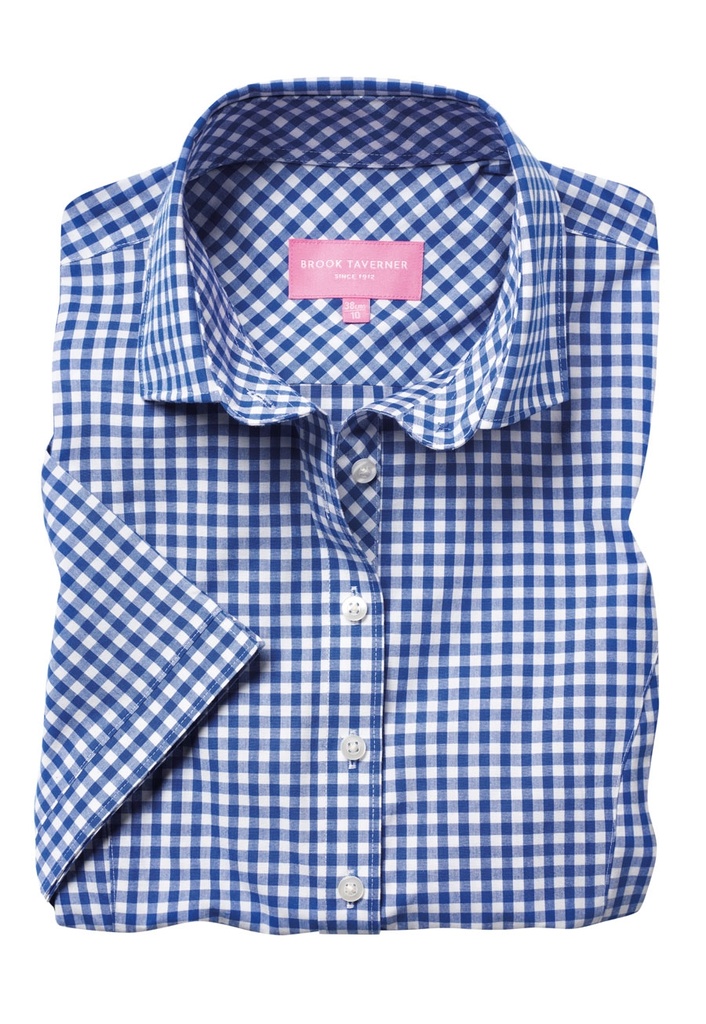 Chemisier Tulsa vichy manches courtes Brook Taverner 2322