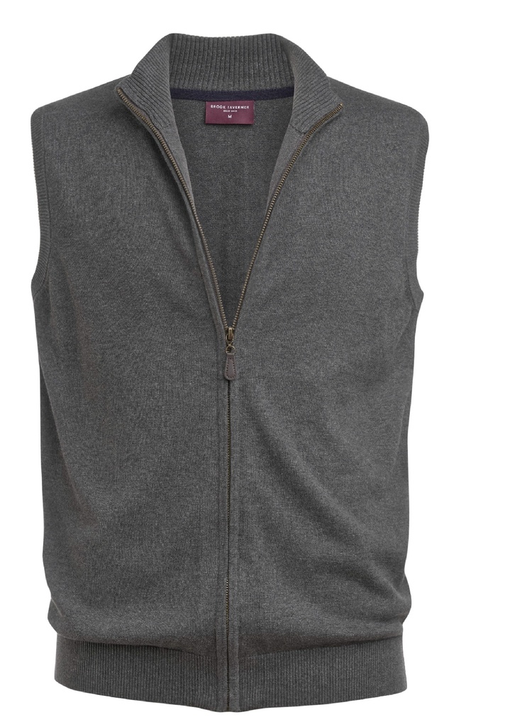 Gilet zippé en maille homme Lincoln Brook Taverner 4372