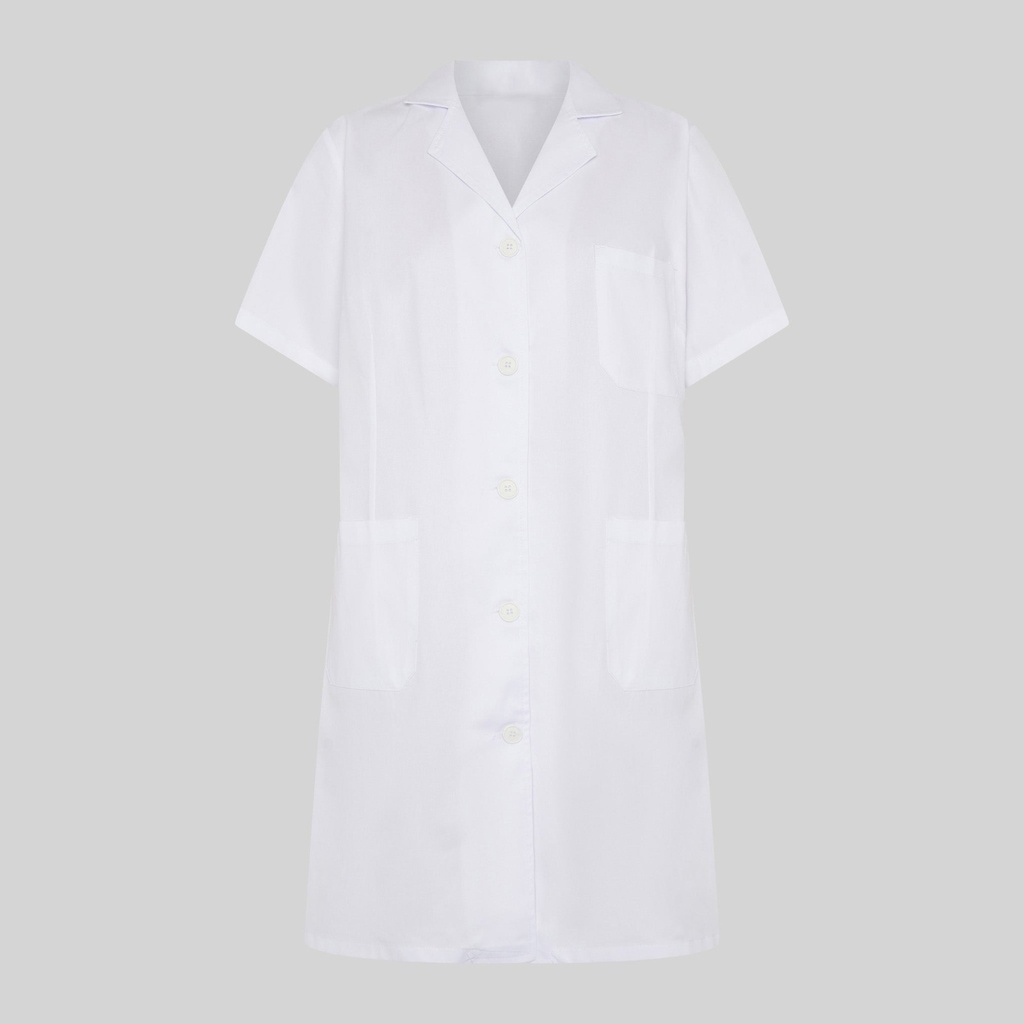 Blouse femme manches courtes sergé blanc – Gary's 541000