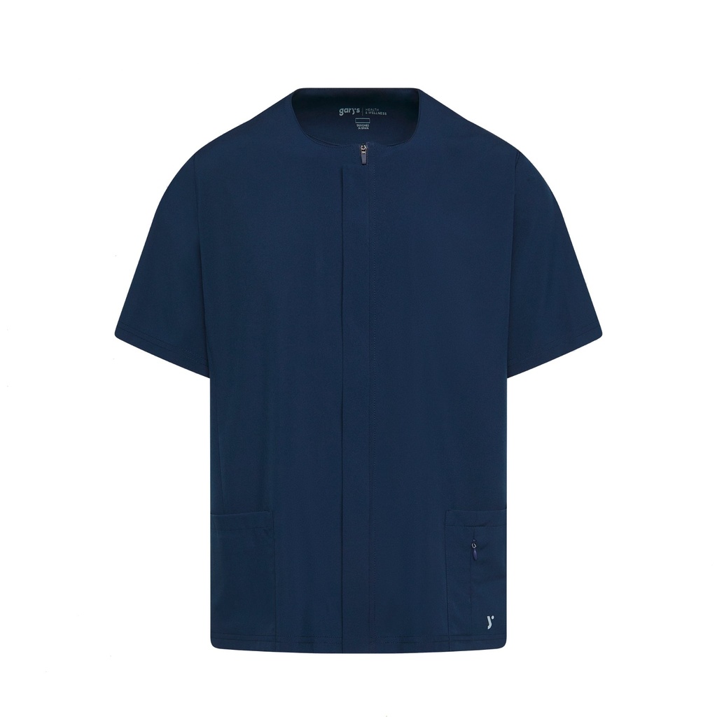Tunique homme zippée Encloure Ronde manches courtes Joan – Gary's 600101