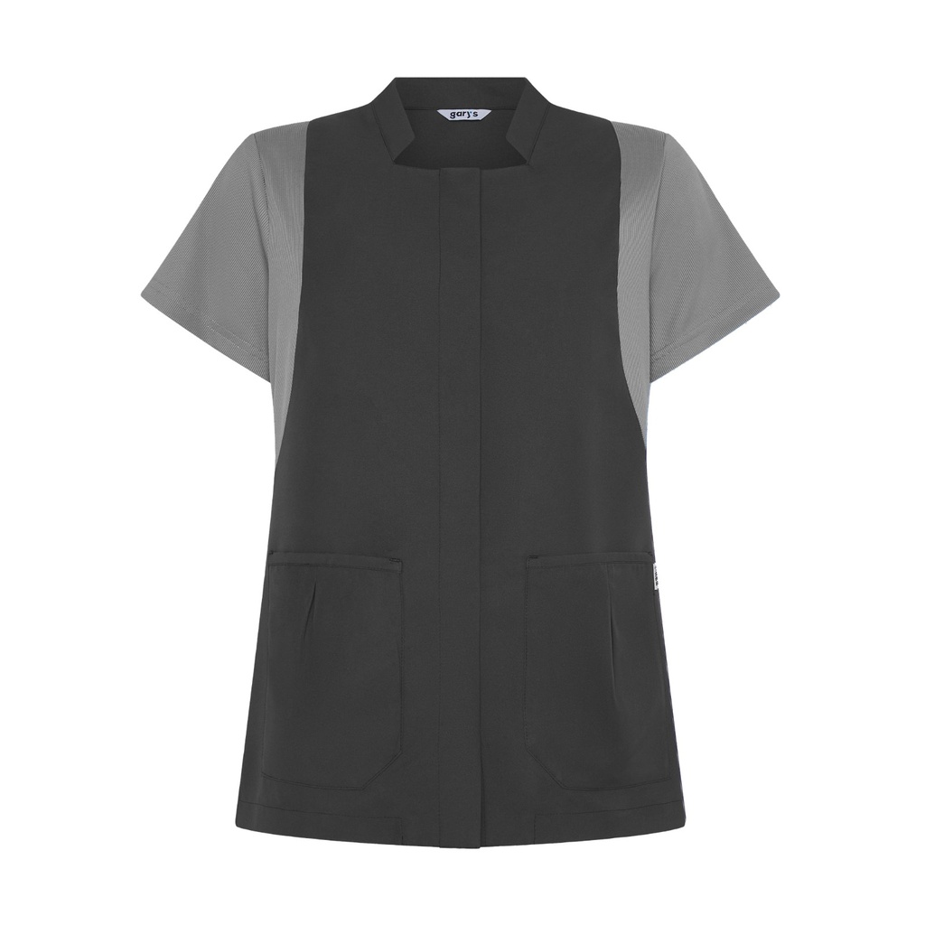 Tunique femme manches courtes boutons cachés Carmina – Gary's 600112