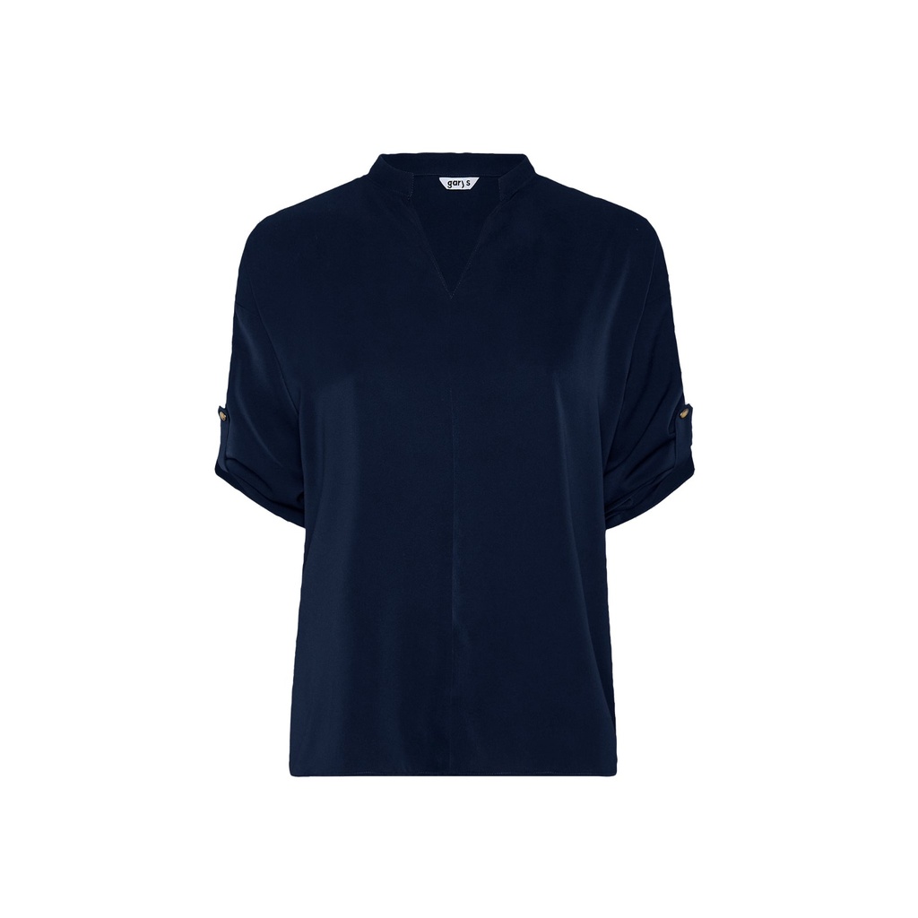Blouse femme manches roll up Micaela – Gary's 240005
