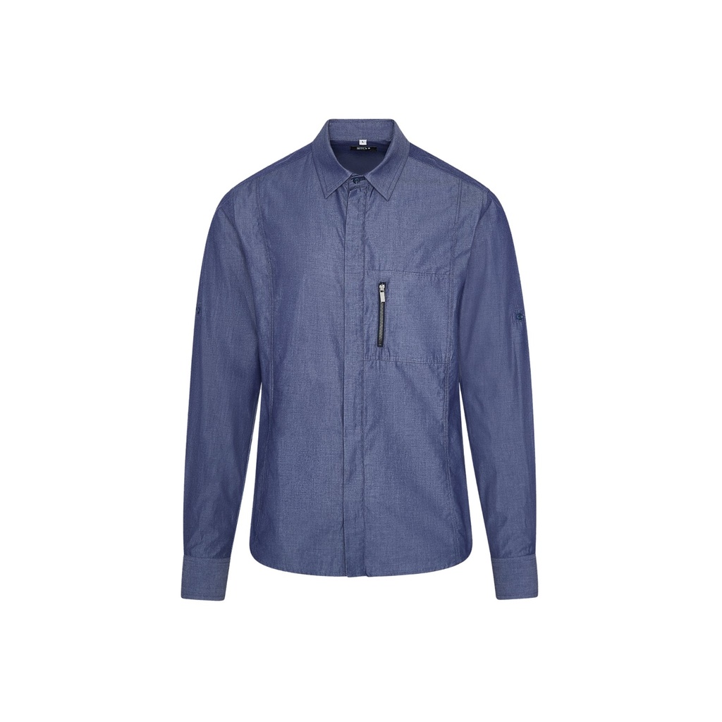Chemise homme fermeture éclair slim fit Fabio – Gary's 260022