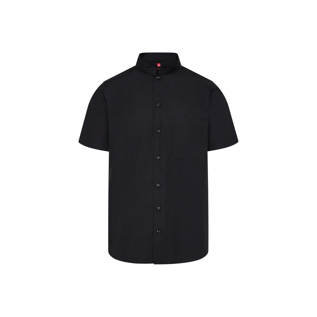 Chemise homme manches courtes col mao popeline – Gary's 296100