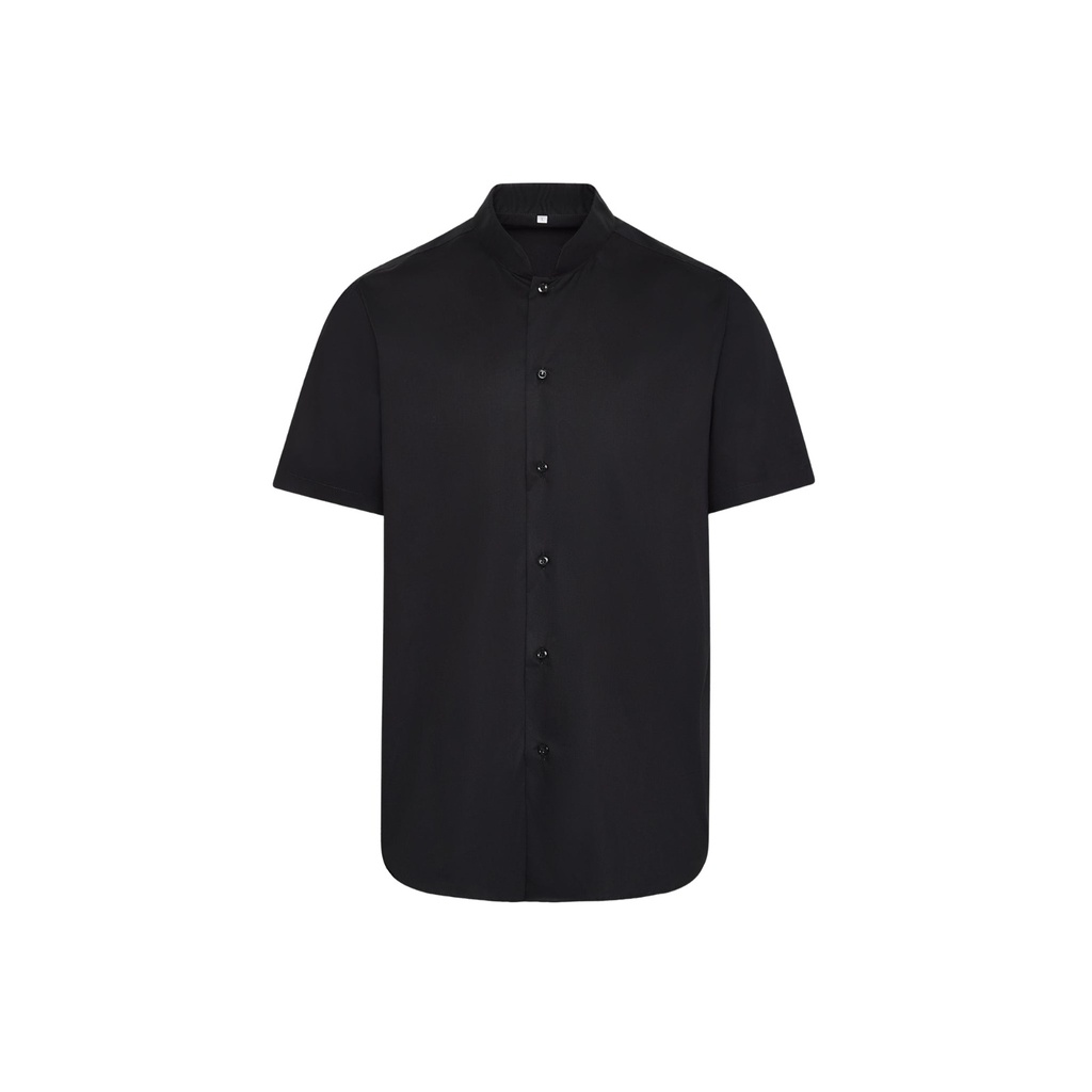 Chemise homme manches courtes c/mao slim fit élasthanne – Gary's 260007
