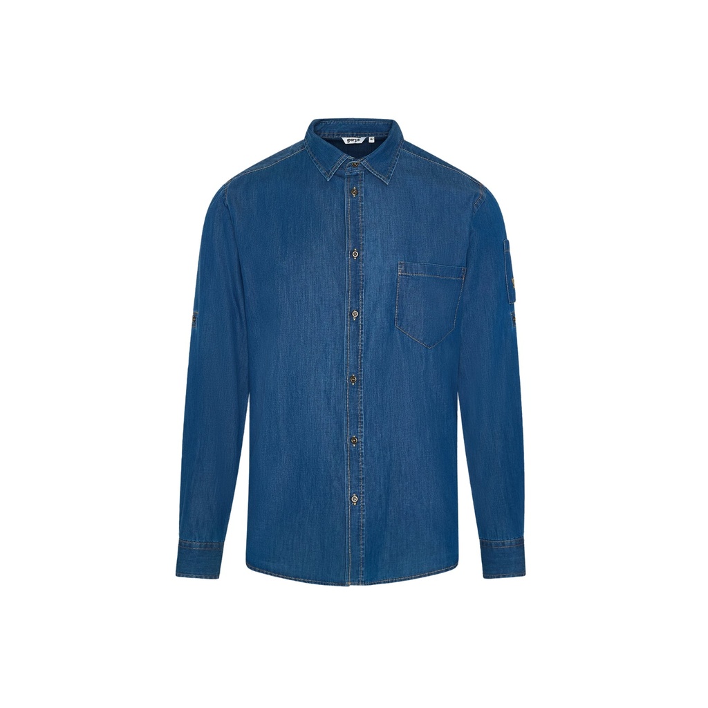 Chemise homme Mattia slim fit denim délavé – Gary's 260800