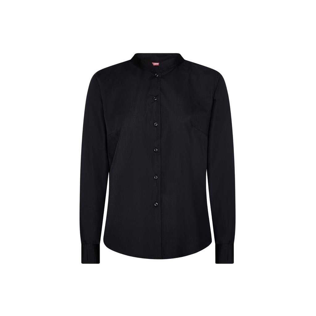 Blouse femme manches longues col mao popeline – Gary's 288200