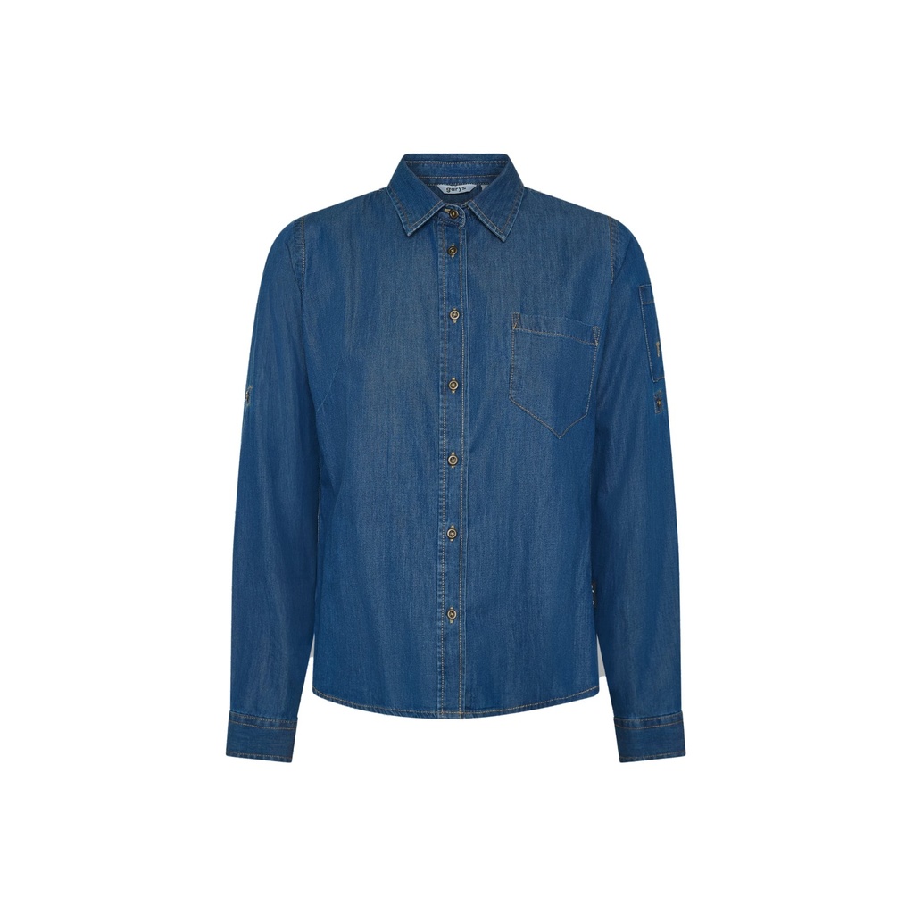 Chemise femme Valeria denim délavé – Gary's 240100