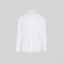 Chemise unisexe Épaulettes manches longues élasthanne – Gary's 260008