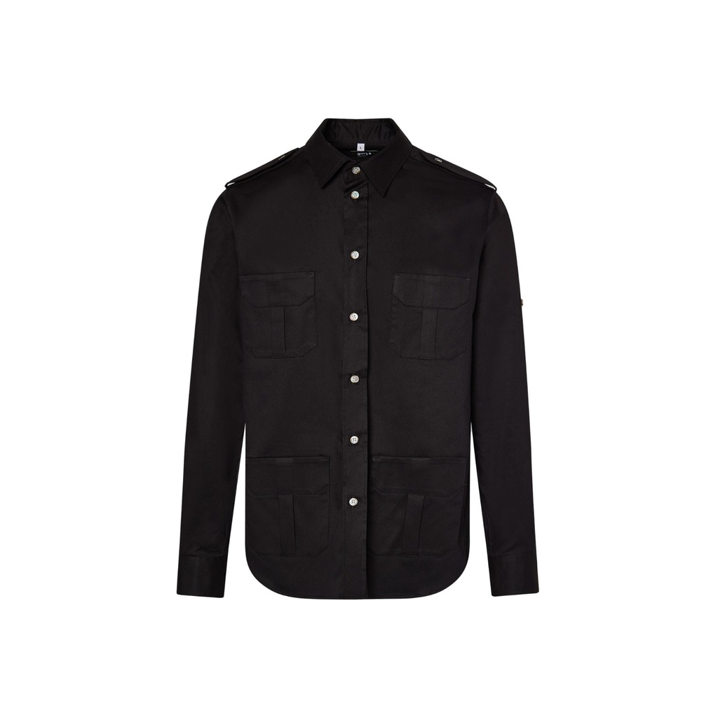 Chemise unisexe slim fit manches roll up Michele – Gary's 260014