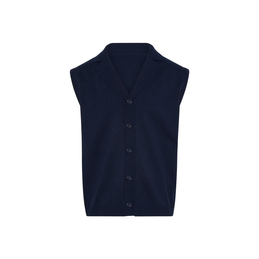 Gilet à col rêvers et boutonné homme – Gary's 120004