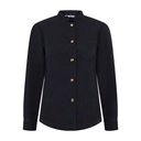 Veste femme mao noir bouton Doré – Gary's 963200