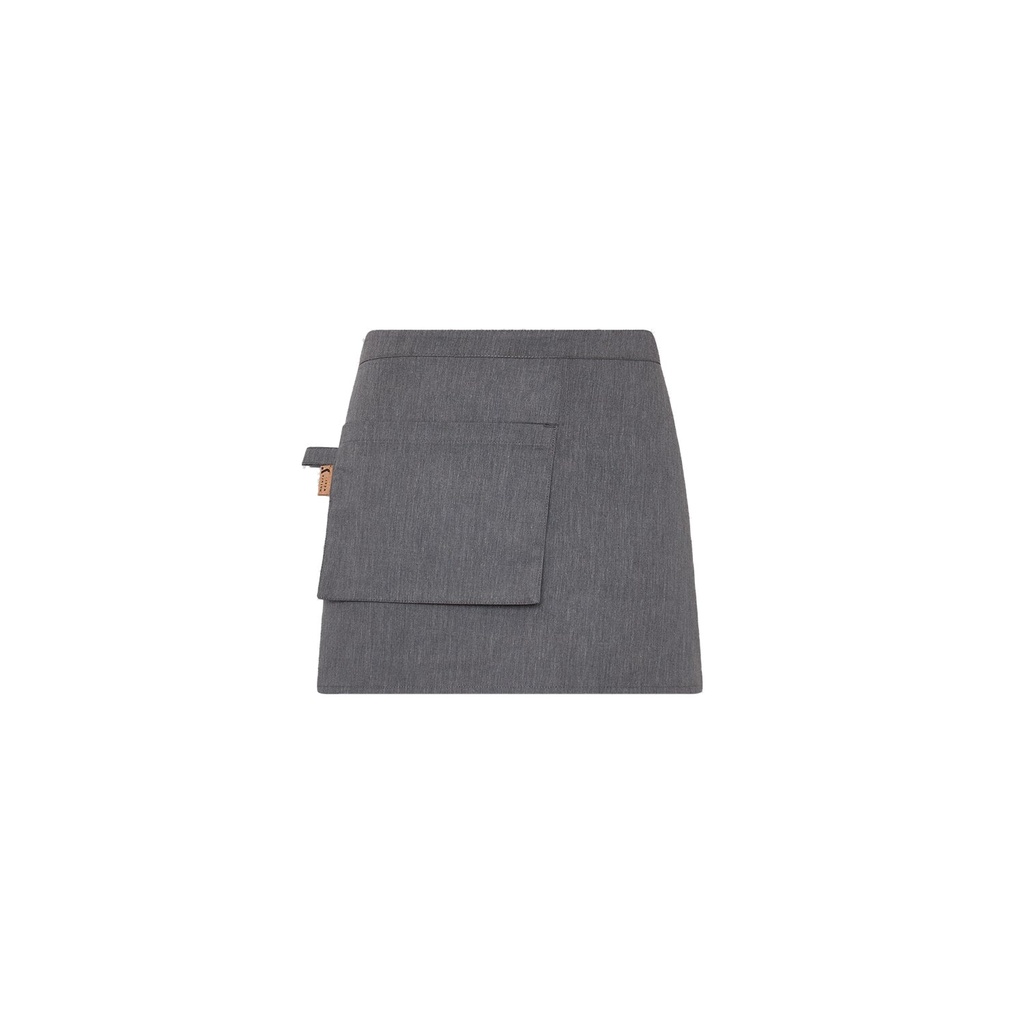 Tablier court poche portefeuille sergé recyclé 35X67 cm – Gary's 100053