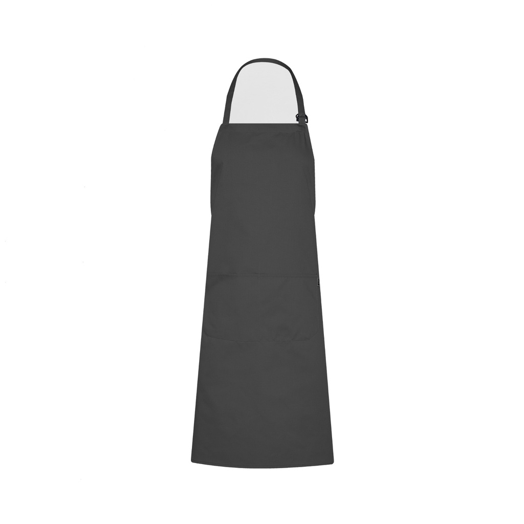 Tablier à bavette et poche 90x75 cm sergé noir – Gary's 116BC0