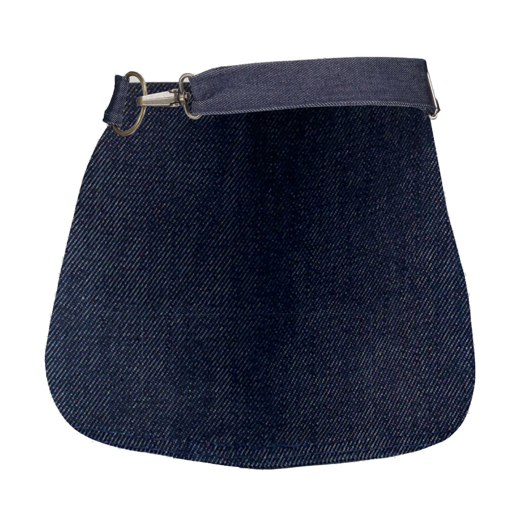 Tablier court jean et en cuir 30X42 cm – Gary's 100003