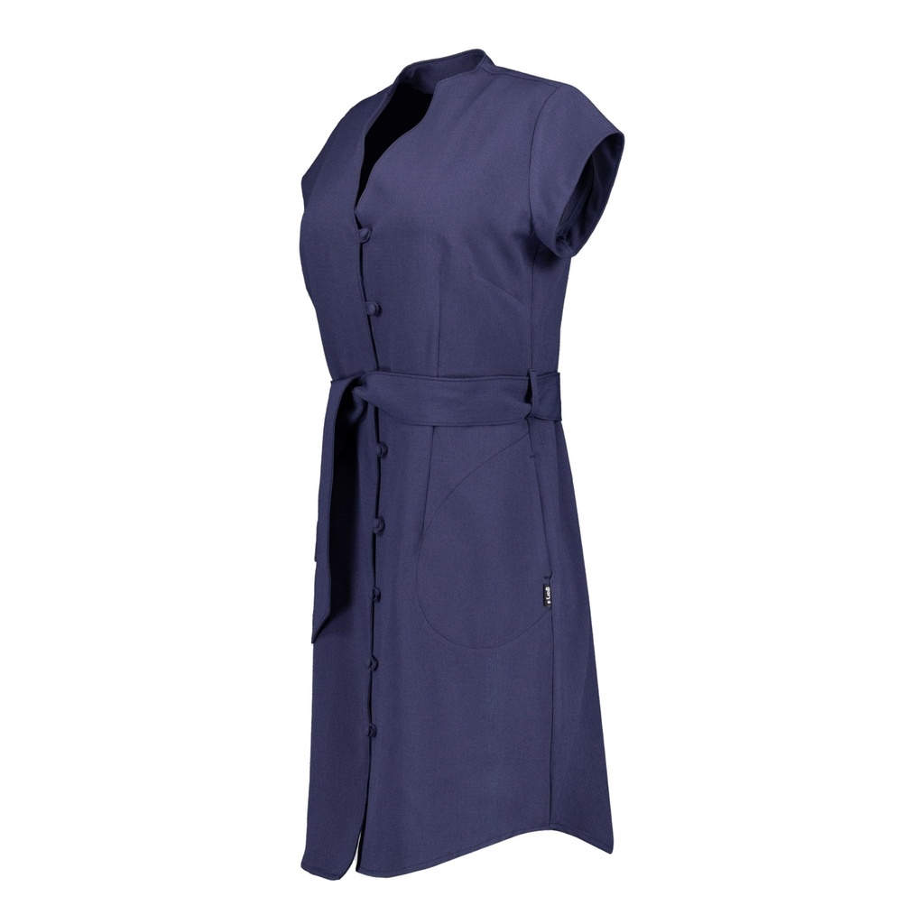Robe à boutons doublée Vivaz X-Linen – Gary's 550006