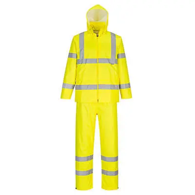 Ensemble de pluie enroulable Haute Visibilité 