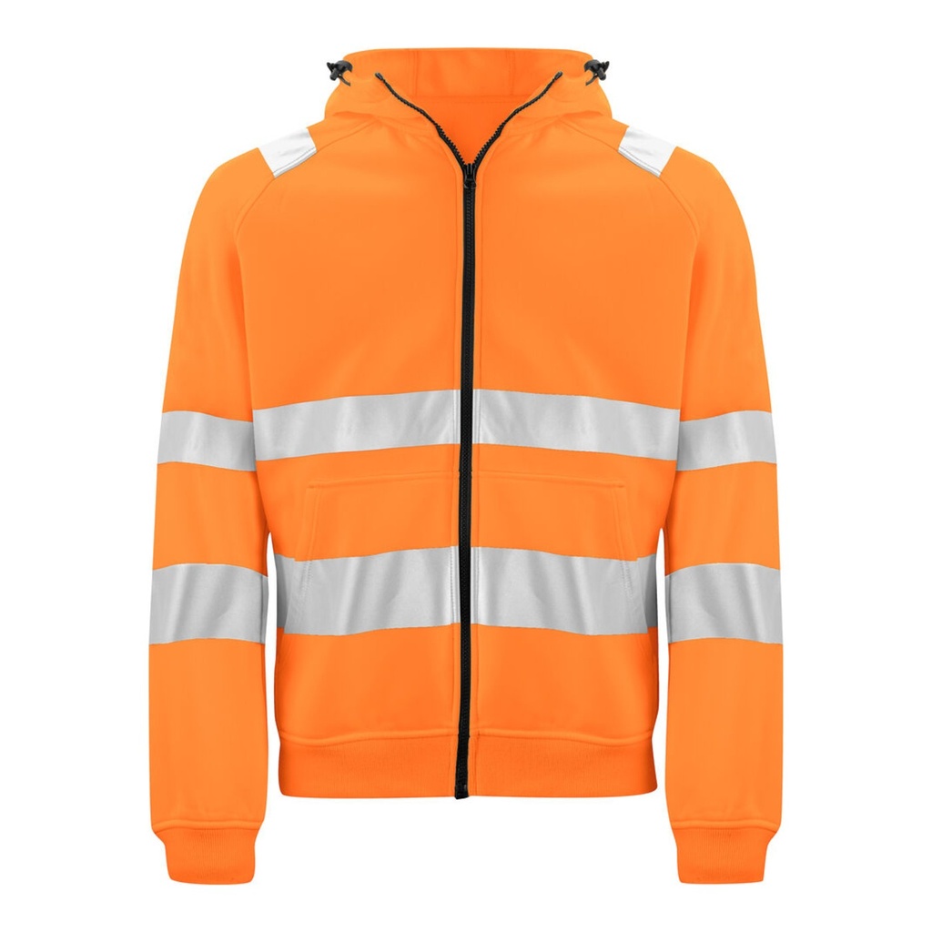 Sweat-shirt full zip à capuche haute visibilité EN ISO 20471 classe 3/2 – ProJob 646132