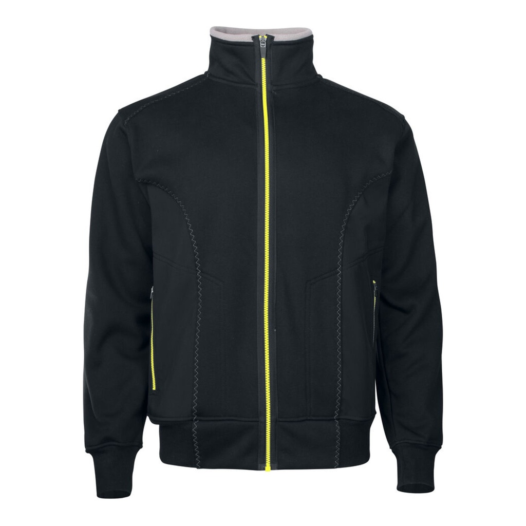 Sweat-shirt avec zip contrasté – ProJob 642121