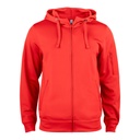 Sweat zippé à capuche Basic Active homme – Clique 021014