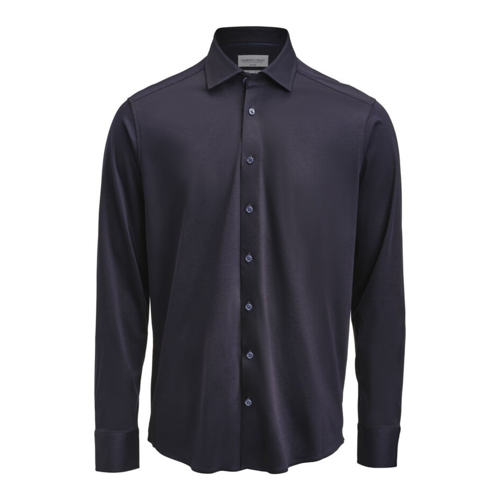 Chemise Indigo Bow 132 Interlock Knit coupe ajustée homme – J. Harvest & Frost 2913202