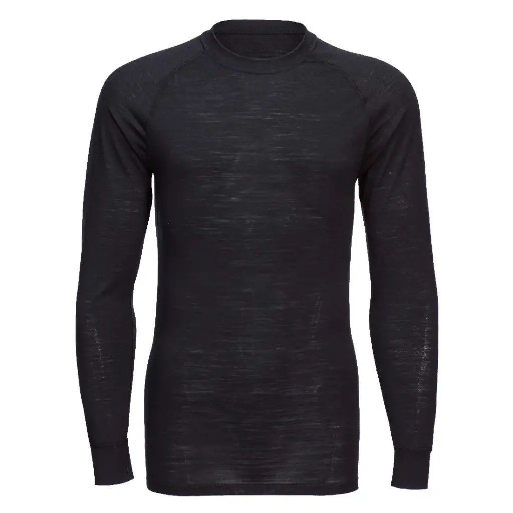 T-shirt à manches longues en laine mérinos - B183