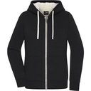 Veste sweat à capuche doublée sherpa 300 g femme – Daiber JN 1319