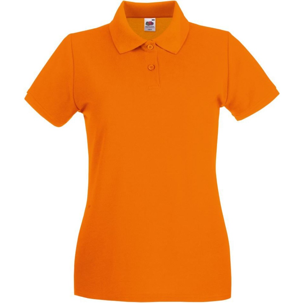 Polo piqué 180 g femme – Fruit of the Loom Lady-Fit Premium Polo