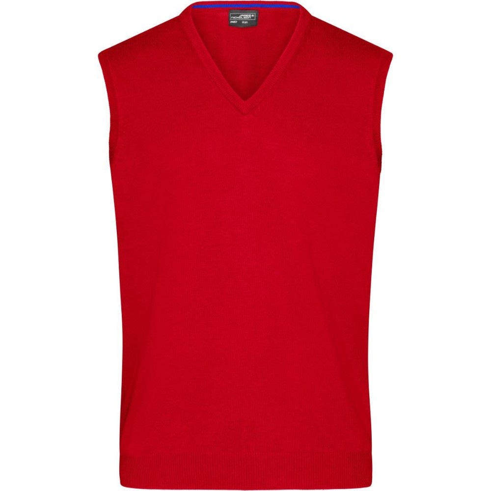 Pull col V sans manches 260 g homme – Daiber JN 657