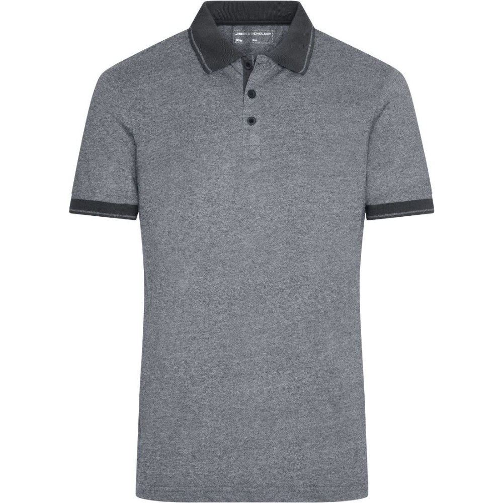 Polo jersey chiné 170 g homme – Daiber JN 706
