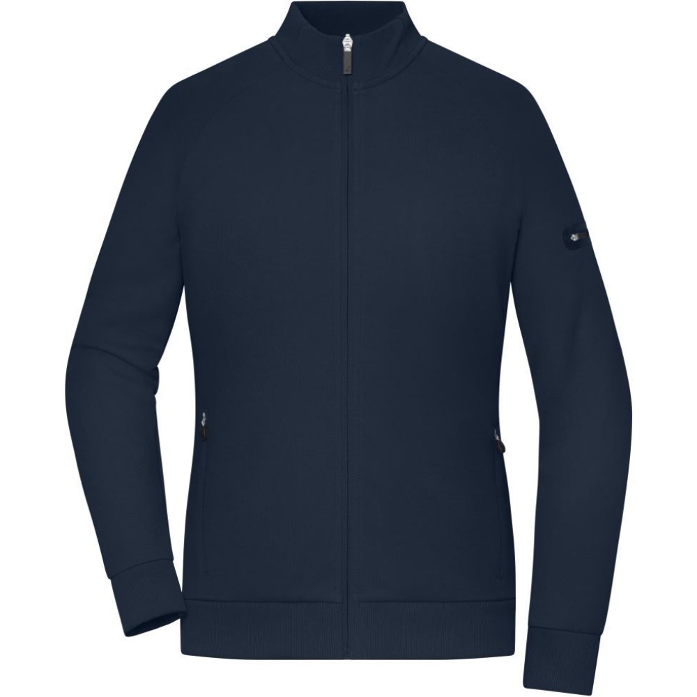 Veste sweat zippée interlock 360 g femme – Daiber 8053
