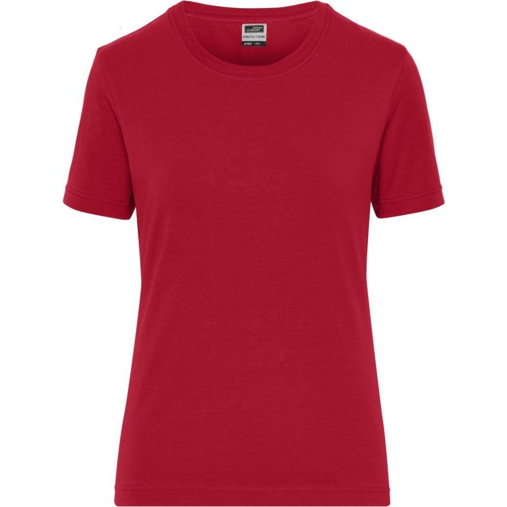 T-shirt de travail bio stretch 180 g (ligne Solid) femme – Daiber JN 1801