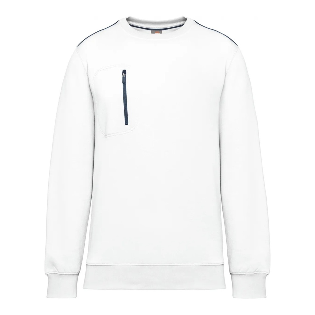Sweat-shirt DayToDay poche contrastée – WK WK403
