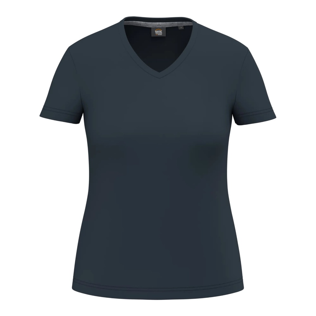 T-shirt écoresponsable col V antibactérien femme – WK WK317