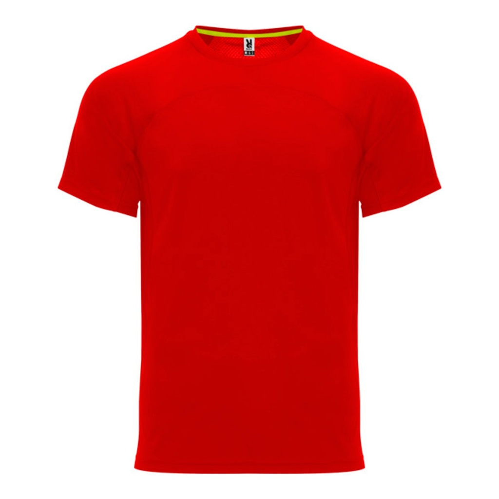 T-shirt technique respirant unisexe à manches raglan Monaco – Roly CA6401