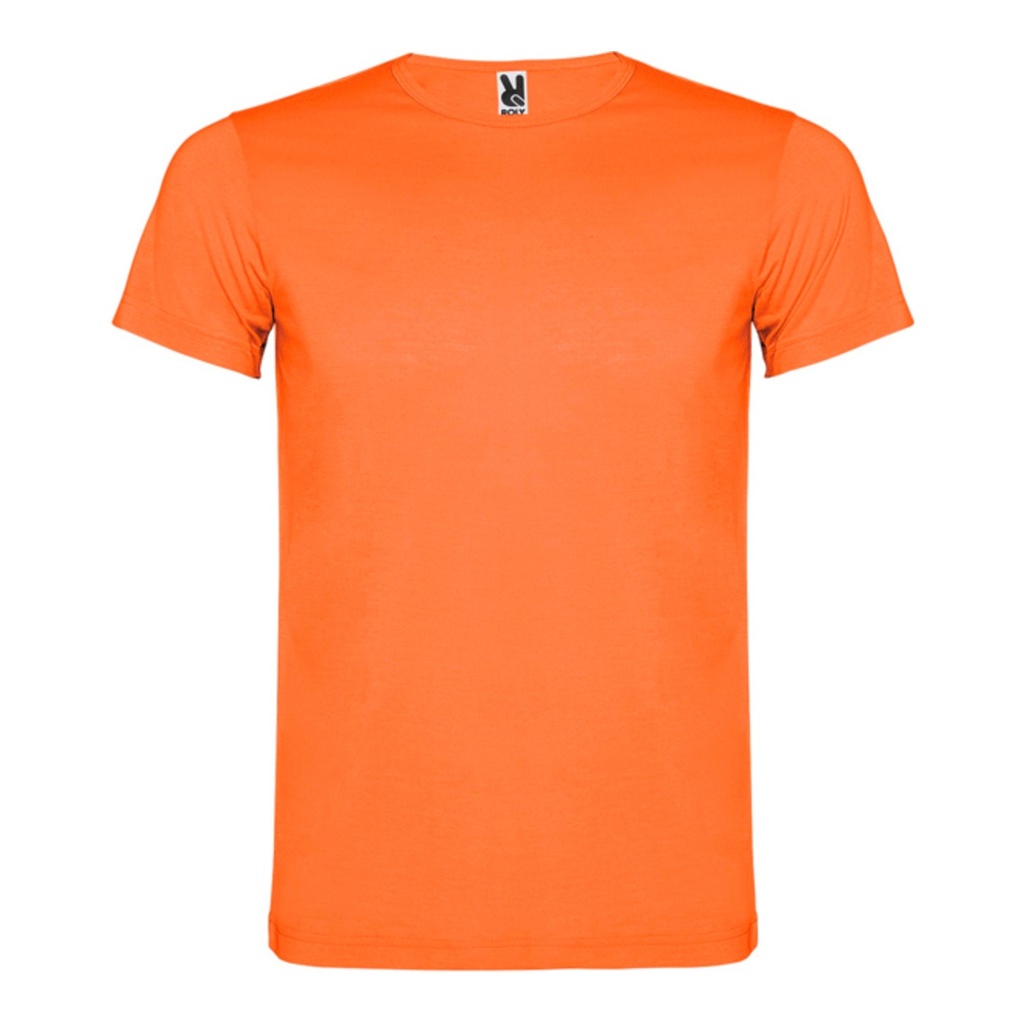 T-shirt à manches courtes en polyester avec toucher coton et coutures latérales Akita – Roly CA6534