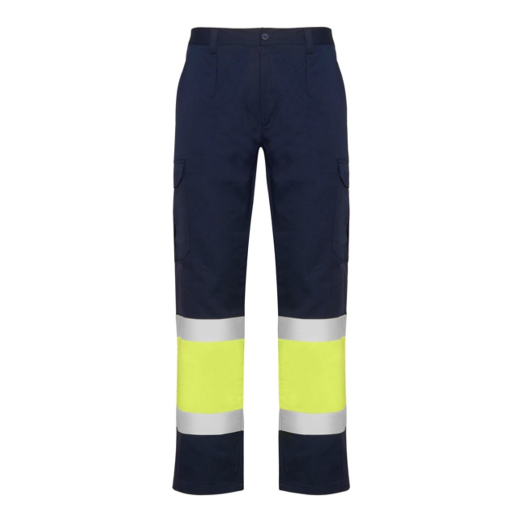 Pantalon long multi-poches bicolore haute visibilité Naos – Roly HV9300