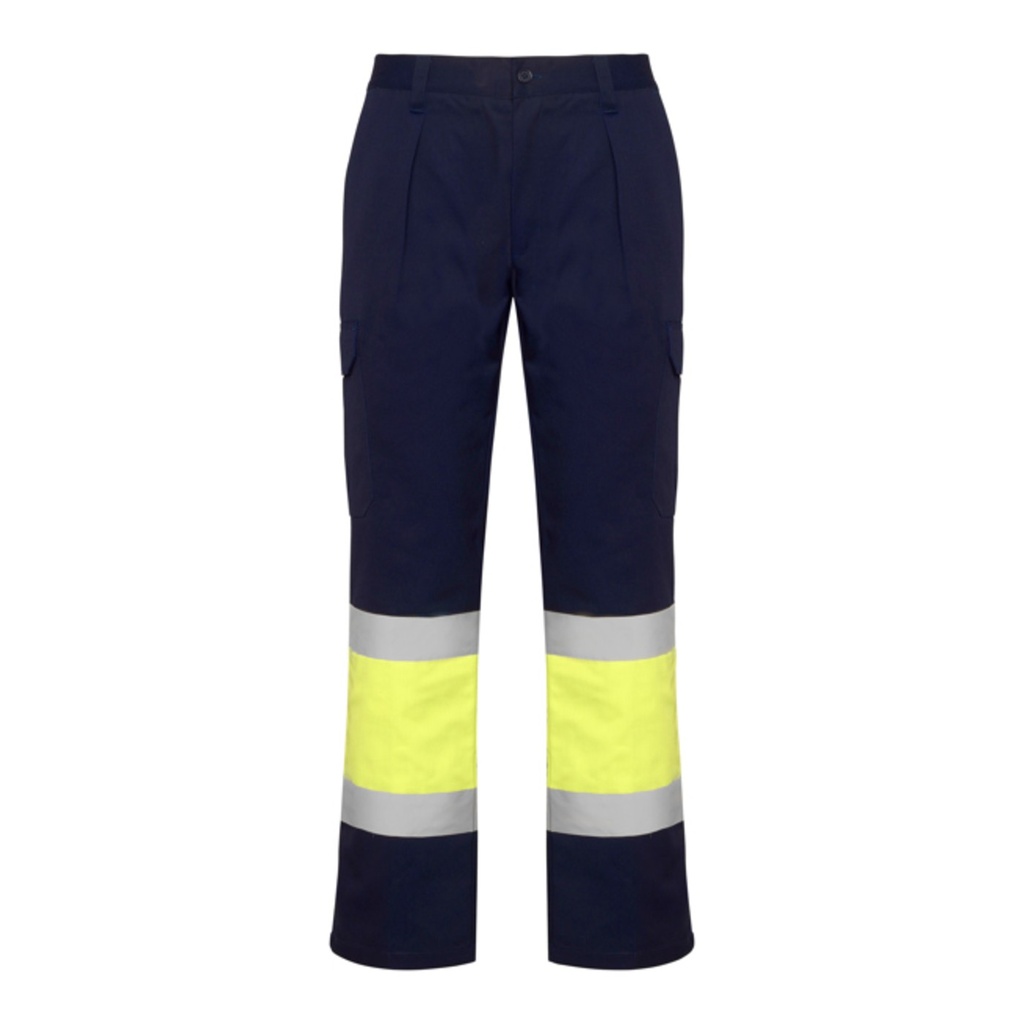 Pantalon long multi-poches bicolore haute visibilité Soan – Roly HV9301