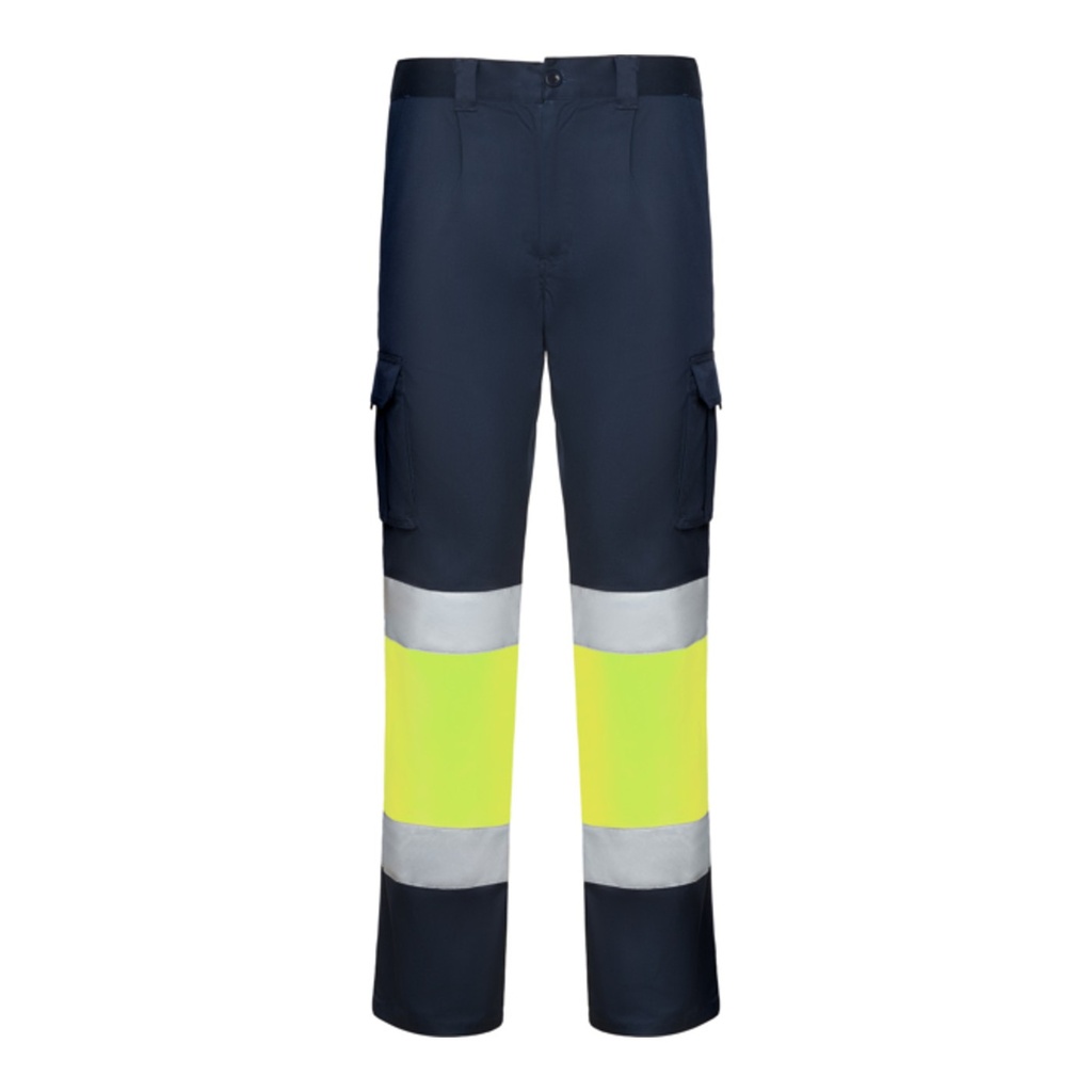 Pantalon long multi-poches bicolore haute visibilité Daily Stretch HV – Roly HV9312