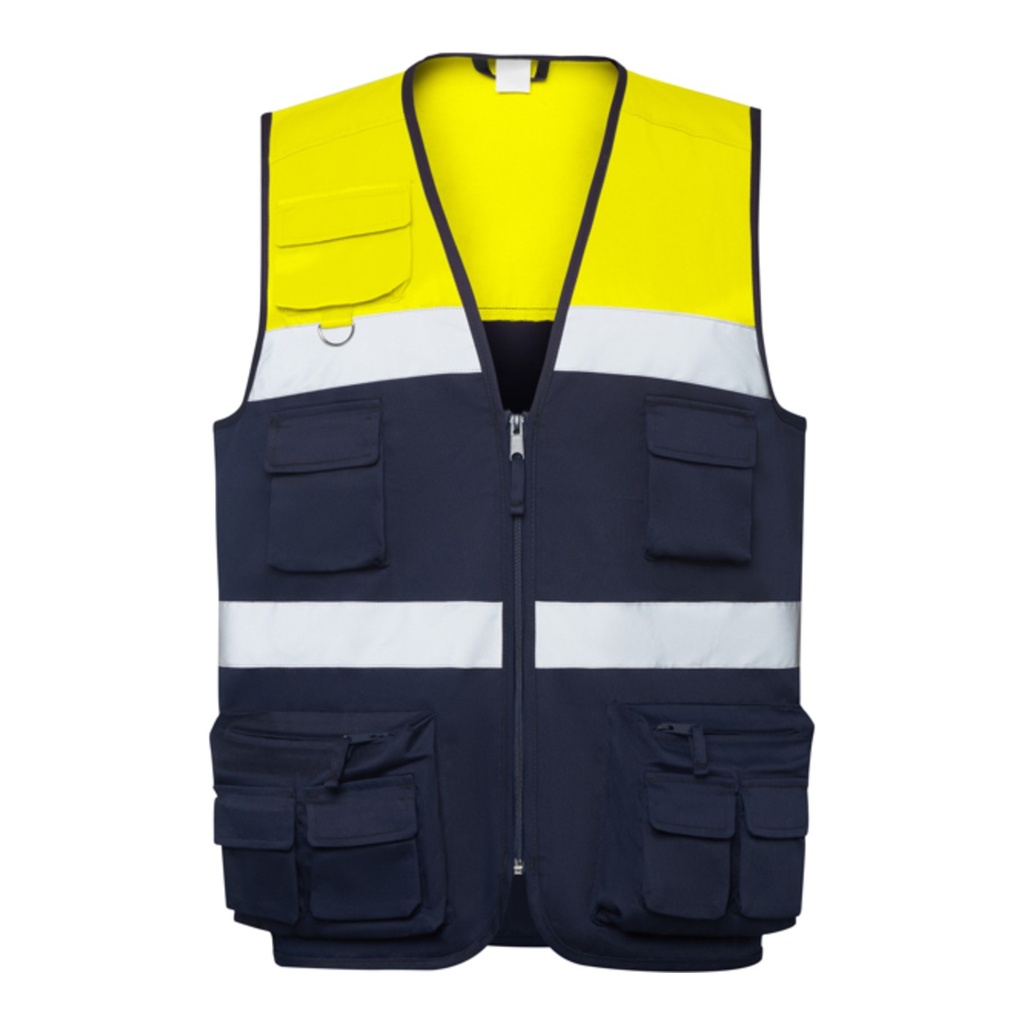 Veste multi-poches bicolore haute visibilité Beta – Roly HV9323