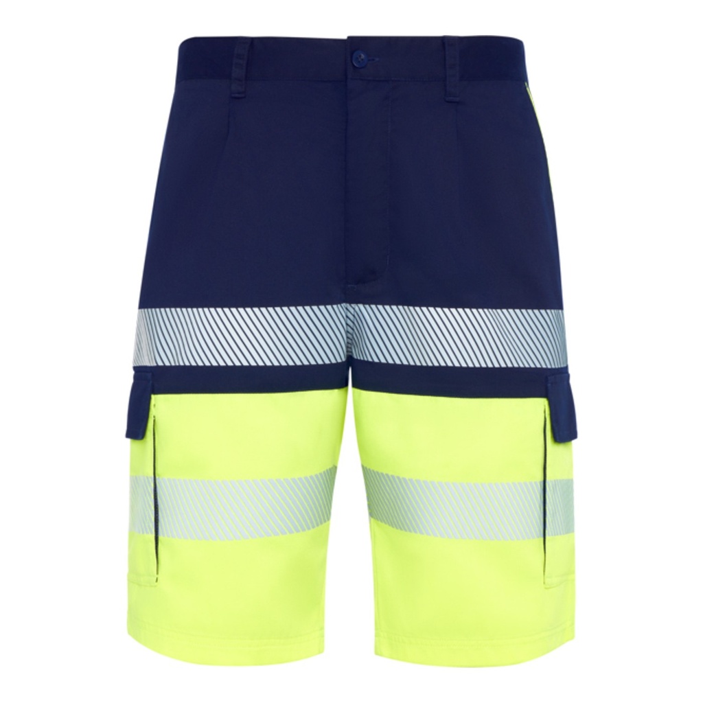 Short multi-poches bicolore haute visibilité Lada – Roly HV9328