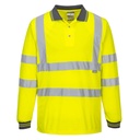Polo haute visibilité manches longues nid d'abeille – Portwest S277