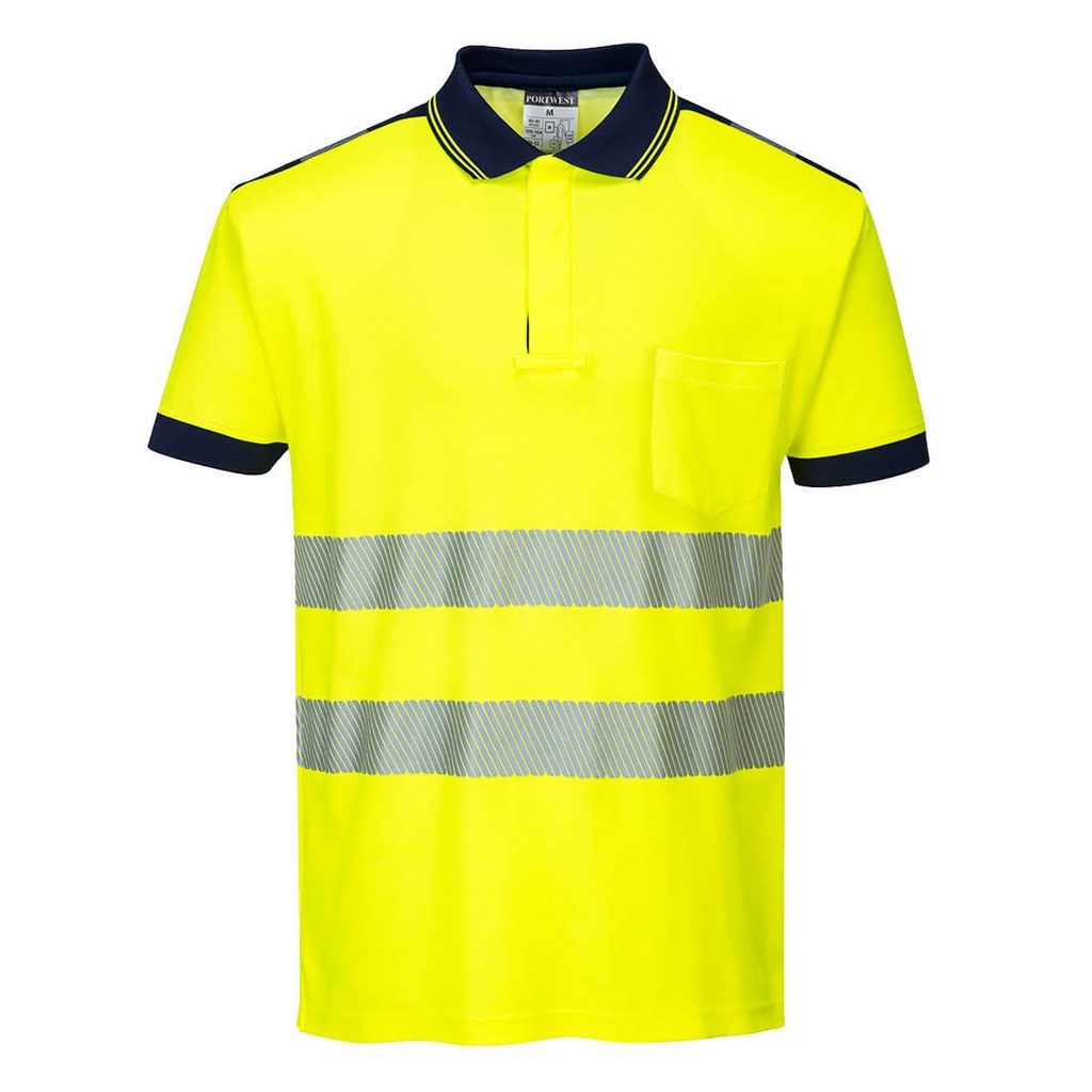 Polo haute visibilité manches courtes PW3 – Portwest T180